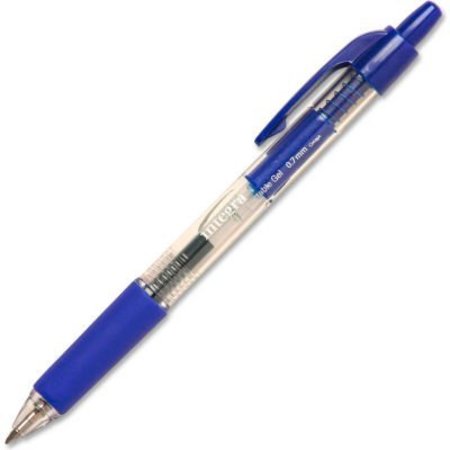 INTEGRA Integra„¢ Retractable Gel Pen, Comfort Grip, 0.7mm, Blue Ink, Dozen 30036